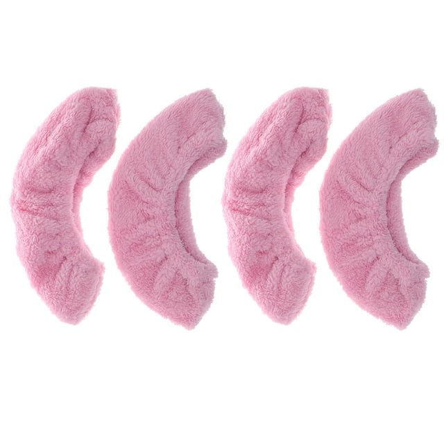 CIMAXIC Practical Velvet Skate Covers for Protection Pink Absorbs Moisture Fits All Sizes,14.96"X2.56"X0.39"