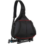Digital Camera Carrying Bag, Triangle Style SLR Camera Bag Sling Waterproof Backpack Single Shoulder Messenger Bags