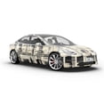 thumbnail image 6 of Rwraps Monochrome Art Deco The Horizontal Gloss Vinyl Film Wrap 59in x 23ft Vinyl Vehicle Car Film, 6 of 9