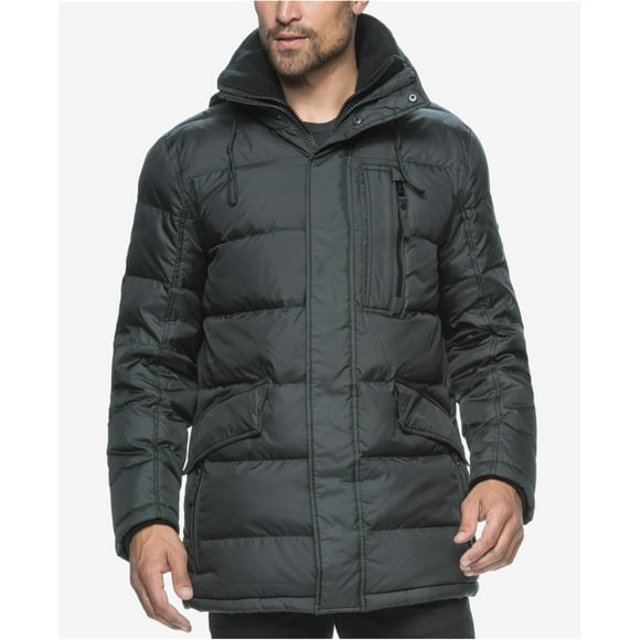 Marc New York Mens Mashpee Puffer Coat, Black, Small