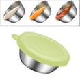 thumbnail image 3 of Taza reutilizable para con tapas de acero inoxidable para niños, Verde, 3 of 5