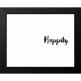 thumbnail image 2 of CAD Designs 24x20 Black Modern Framed Museum Art Print Titled - Happily Ever, 2 of 5