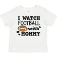 thumbnail image 3 of Inktastic I Watch Football with My Mommy Boys Toddler T-Shirt, 3 of 5