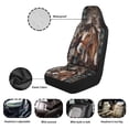 thumbnail image 6 of Yuyamidu Southwest Aztec Horse Car Seat Covers for Front Seats Tribal Gemoetric Auto Seat Cover Sets Waterproof Universal Fit for Most Vehicle, 6 of 7