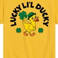 thumbnail image 3 of Instant Message - St. Patrick's Day Lucky Lil Ducky - Toddler & Youth Short Sleeve Graphic T-Shirt, 3 of 6