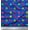 Blue, variant on Soimoi Blue Cotton Voile Fabric Santa Bag,Tree & Sleigh Christmas Print Fabric by Yard 42 Inch Wide