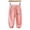 Pink, variant on LYMAYTER Boys Girls Pants Kids Casual Sweatpants Elastic Waist Drawstring Comfortable Soft Spring Autumn Daily Wear