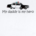 thumbnail image 2 of CafePress - My Daddy Is My Hero Infant Bodysuit - Baby Light Bodysuit, Size Newborn - 24 Months, 2 of 4