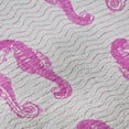 thumbnail image 4 of Addison Rugs Premium Washable Super Soft Coastal Seahorse Mayfield Rug Pink - 1' 8" x 2' 6" - Rectangle, 4 of 5