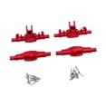thumbnail image 1 of Modificación de las carcasas de los ejes delantero y trasero para coches RC, mecanizadas por CNC, duraderas y fáciles de usar. rojo, 1 of 9