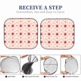 thumbnail image 5 of Picia Strawberry 2 Piece Car Windshield Sun Shade Foldable | Foldable Sun Shield for Front Window Blocks UV Rays and Keeps Your Vehicle Cool-, 5 of 7