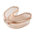 thumbnail image 1 of Estuche de limpieza para dentaduras postizas, protección dental, contenedor para aparatos de ortodoncia, práctico Naranja, 1 of 9