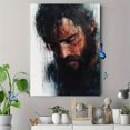 thumbnail image 4 of Qisvanset Framed Canvas Wall Art 12x16 Inch Brokenhearted Comfort Biblical Jesus Home Wall Art, 4 of 5