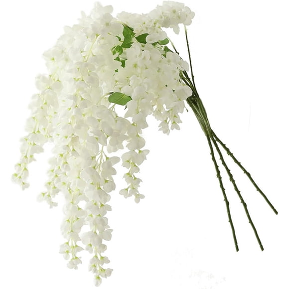 Bgsha Guirlande de Glycine en Soie Fleurs Artificielles pour Décoration Élégante Maison et Événement
