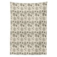 thumbnail image 3 of Ambesonne Dahlia Tablecloth Rectangular Table Cover, Vintage Garden Design, 60"x90", Beige Dark Green, 3 of 4