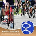 thumbnail image 4 of Uxcell 4 Pack Aluminum Alloy Bike Pegs Anti-Skid Fit 3/8 inch Axles with Circle Blue, 4 of 7