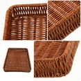 thumbnail image 3 of Raindrops 1Pcs Countertop Fruit Basket Vegetable Basket Plastic Natural Style For Farmers Market, 3 of 7