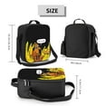 thumbnail image 4 of This is Fine Dog Fire Funny Meme Insulated Lunch Bag Lunch Box Lightweight Durable Lunch Tote Bag Portable Reusable Lunch Box Tote for Work Sport Picnic Camping, 4 of 7