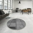 thumbnail image 4 of Ahgly Company Machine Washable Indoor Rectangle Transitional Carbon Gray Area Rugs, 5' x 7', 4 of 7