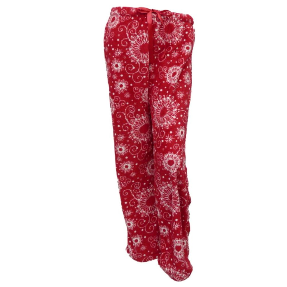 fleece pajama bottoms for women