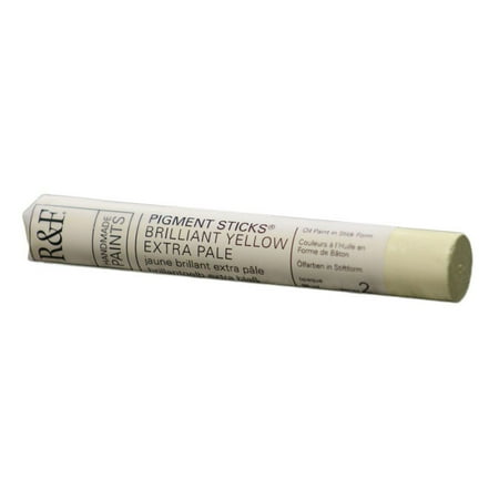 UPC: 0836943005044 | R&F Handmade Paints Pigment Stick 38ml Brilliant Yellow Extra Pale