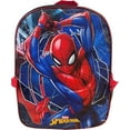thumbnail image 4 of Ruz Spiderman Boy's 16 Inch Backpack With Removable Matching Lunch Box Set Black-Red, 4 of 8