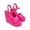 Fuchsia, variant on Womens Belinda Strappy Platform Heel Wedge Sandals