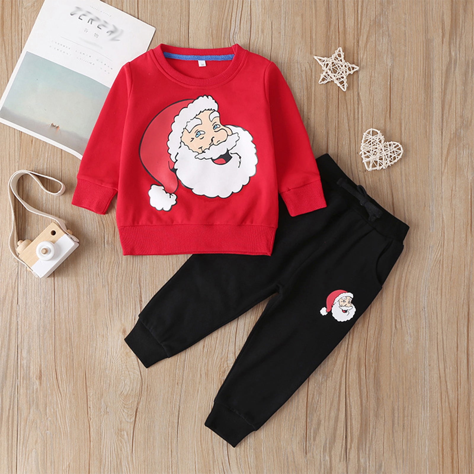 GZEFJRQM Christmas Outfit for Toddler Girl Happy New Year Baby Boy