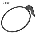 thumbnail image 3 of Unique Bargains 5 Inch Ring Wall Mounted Stand Rack Flower Pot Holder, Black 3 Pack, 3 of 4