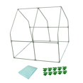 thumbnail image 4 of S SERENABLE Mini Greenhouse, Garden Greenhouse ,Portable ,Plant Hot House, Green House Plant Stand for Indoor Gardening Outside Vegetable 100cmx100cm, 4 of 9