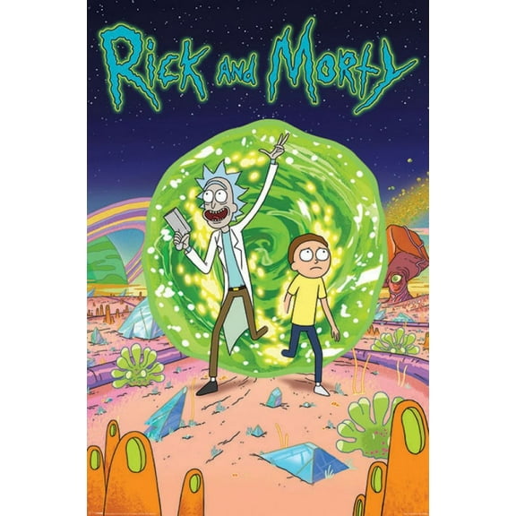 Diamond Painting Kits Diamond Painting Stitch with Rick and Morty Diamond Art Stitch for Home Decor 12”*16”