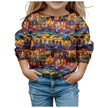 

Children Fashion Cute Printed Crew Neck Hoodless Long Sleeve Sweatshirt Gender Neutral Baby Clothes Infant-And-Toddler-Blouses Checkered Baby Clothes