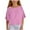Purple, variant on Little Kid Girls Shirt And Linen Half Sleeved Ruffled Girls Fashionable Round Neck T Shirt Solid Color Loose Casual T Suitable For 5 15 Years Old Dance Tops for Little Sequin Tops 7-8 Years Blue