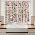 thumbnail image 2 of Ambesonne Vintage Kitchen Curtains, Antique Retro Tea Set, 55"x45", Pale Pink Hot Pink, 2 of 3