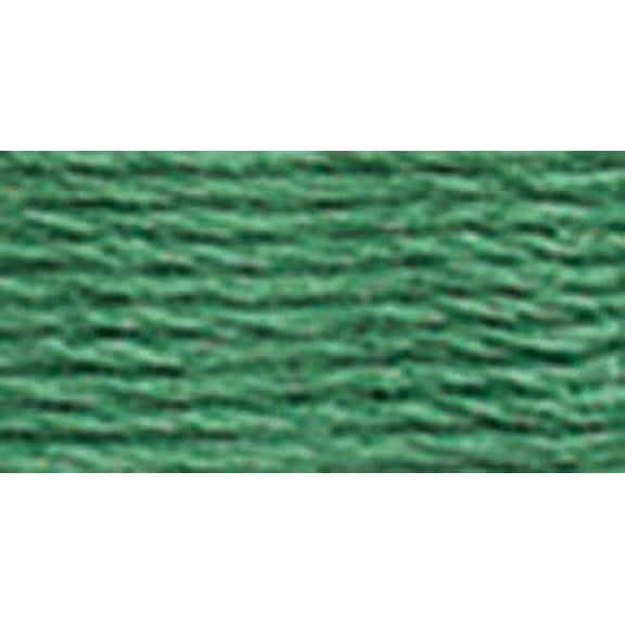 DMC Six-Strand Dark Celadon Green Embroidery Cotton Yarn, 8.7 Yd., 12 Count