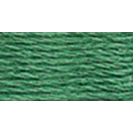 UPC: 0077540394944 | DMC Six-Strand Dark Celadon Green Embroidery Cotton Yarn  8.7 Yd.  12 Count