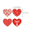 thumbnail image 6 of IDEANATEGRATE Heart Stickers Assorted Color 1 Roll 1.50X1.50X0.04In Paper, 6 of 10