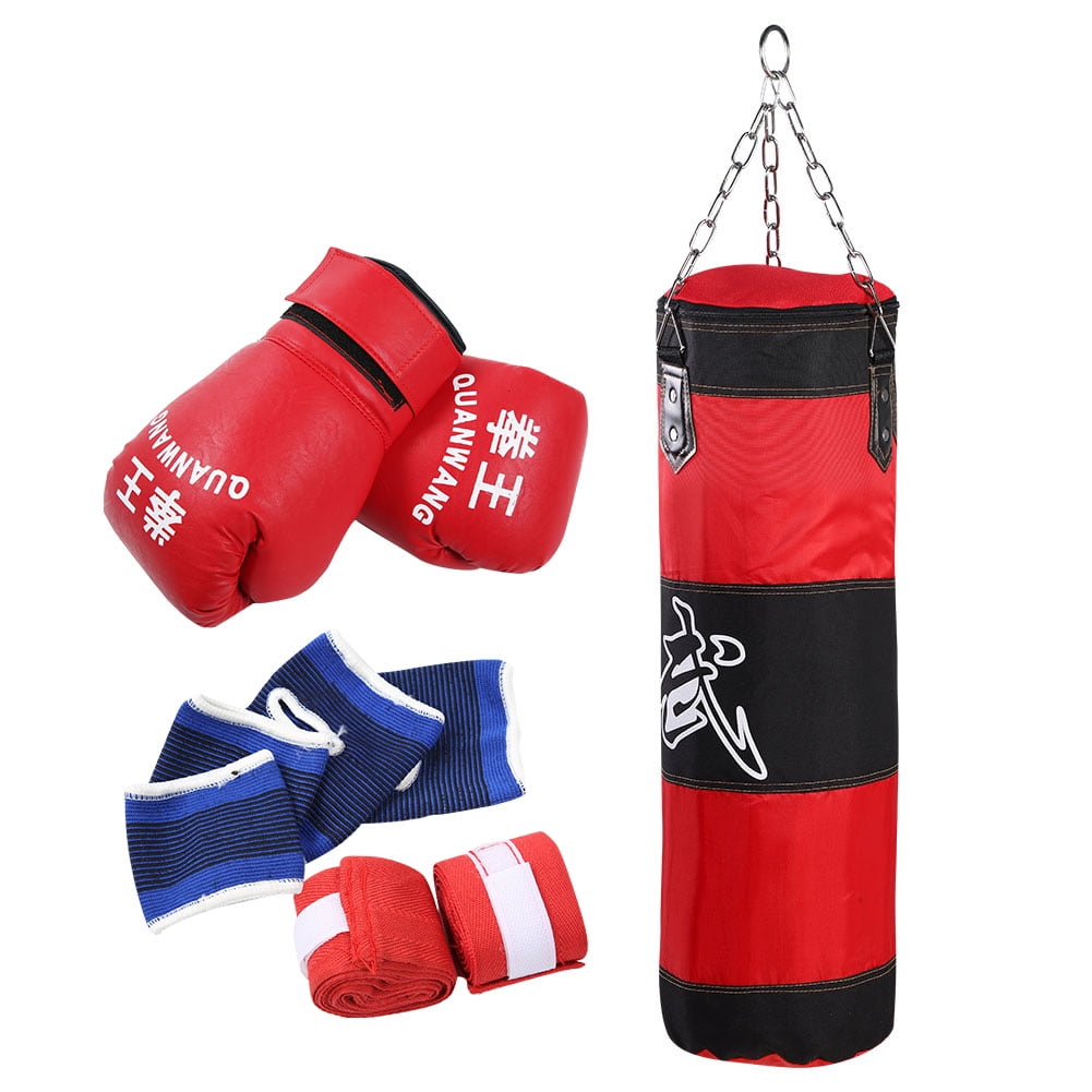 Children Kid Boxing Punching Training Bag Fitness Sandbag Workout Power Bag 80cm 