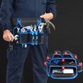 thumbnail image 3 of Professional tool bag, adjustable tool holder belt bag, tool bag, electrician tool belt, carpenter tool belt (red), 3 of 4
