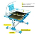 thumbnail image 4 of ZToonmas School Supplies Children'S Combined Study Table Plastic Work Table Can Be Raised and Lowered, 4 of 7