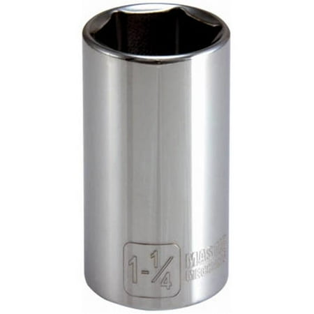 

120385 1/2-In. Drive 1-1/4-In. 6-Point Deep Socket - Quantity 1