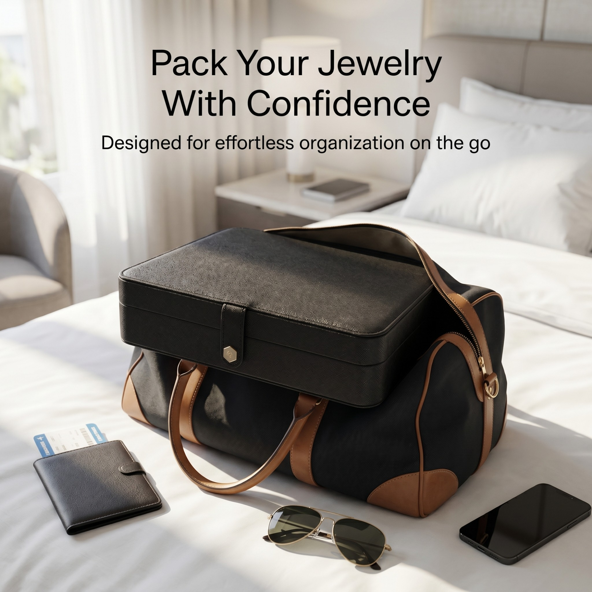 Hives and Honey Opal Large Jewelry Travel Case photo 4
