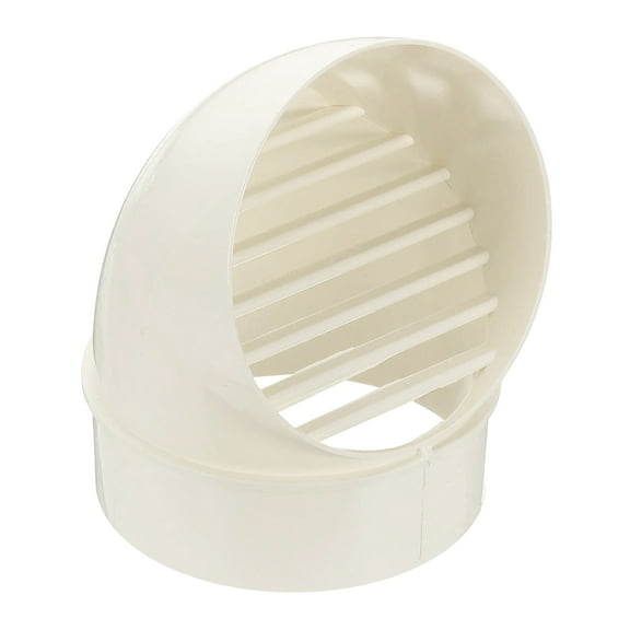 Uxcell 25Pcs Drain Pipe Vent Cap, 2 Inch Vent Pipe End Cap Cover Roof Air Vent Grille Round Chimney Cap Air Vent Covers for HVAC Drain Filter Ventilation Fireplace Exhaust, White