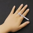 thumbnail image 3 of Besufy Ring Sizer Circle Reusable Gauge Finger Size Measuring Tool for Jewelry Shop Black, 3 of 8