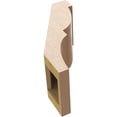 thumbnail image 6 of Ekena Millwork 5"W x 6"D x 10"H Valencia Rough Cedar Woodgrain TimberThane Knee Brace, Primed, 6 of 6