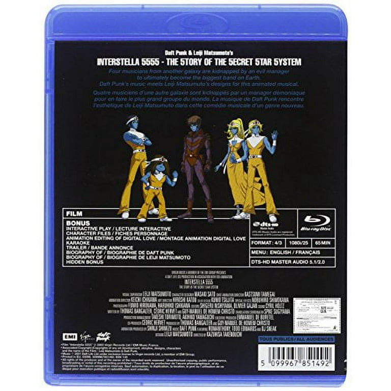 Daft Punk-Interstella 5555 (1080i compatible player required) (Blu