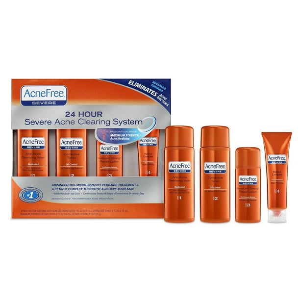 Severe Acne Treatment System, Severe acne system By AcneFree