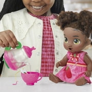 Baby Alive Bubbly Tea Party Berry Boo, Black Hair Baby Doll for Girls & Boys 3 and up