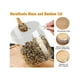 thumbnail image 4 of Frascos de vidrio con tapa de bambú y cucharas, con tapa hermética, contenedores de vidrio para almacenamiento de alimentos de 15 oz/450 ml, 9 unidades, 4 of 5