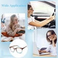 thumbnail image 5 of 2 PCS Multifocus Reading Glasses for Women, Progressive Ladies Glasses Near and Far Blue Light Blocking Computer Readers, Tortoise for 3 Ft, 2.00x, 5 of 5